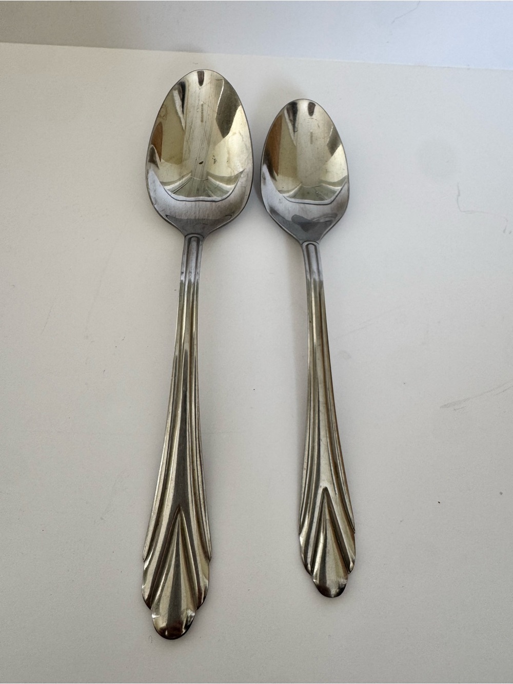 Hampton Silversmiths Bistro Mirror Spoons Set of 2 Stainless Flatware